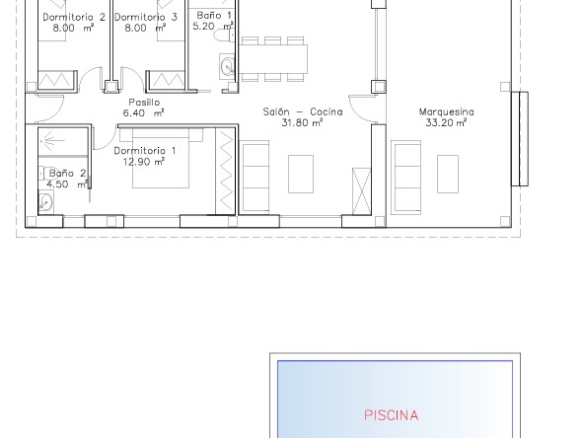 Royaal bouwperceel met optioneel villa-ontwerp te koop in Yecla