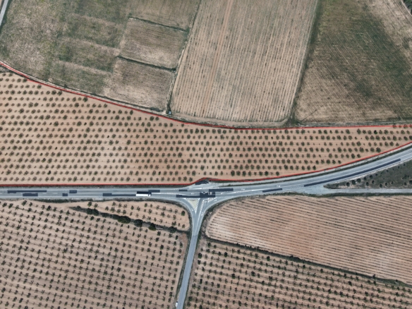 Bouwperceel te koop tussen Yecla & Pinoso: 38.802 m² met amandelbomen
