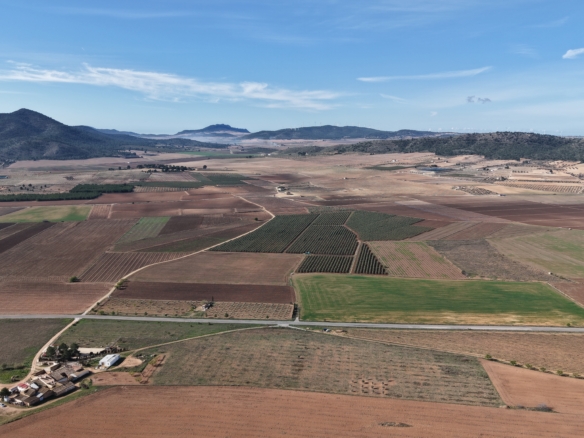 Prachtig vlak bouwperceel met panoramisch uitzicht in Yecla (Murcia)