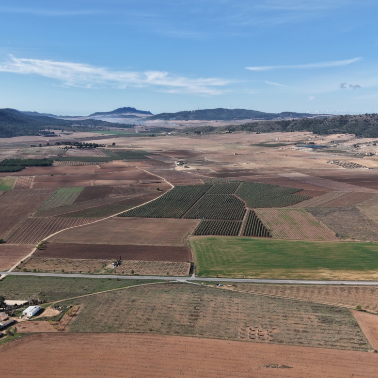 Prachtig vlak bouwperceel met panoramisch uitzicht in Yecla (Murcia)
