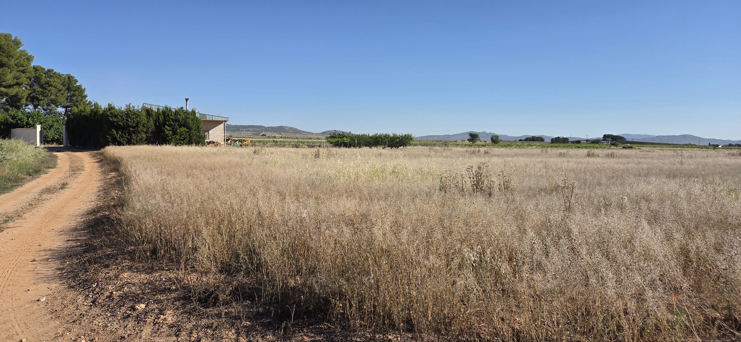 Landelijk vastgoed met loodsen op een groot grondstuk in Yecla, Murcia