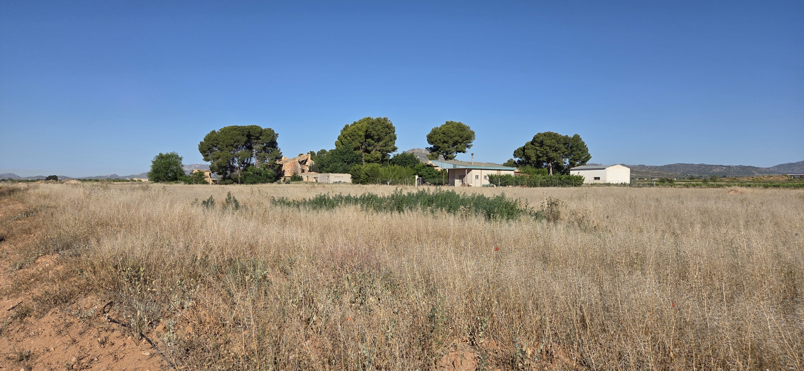 Landelijk vastgoed met loodsen op een groot grondstuk in Yecla, Murcia