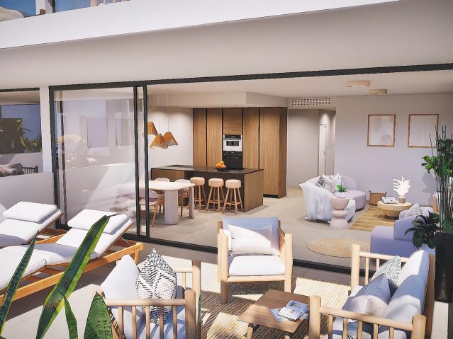 apartment in Mar de Cristal (Ref: CC0660)
