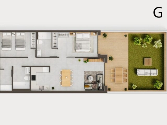 apartment in Gran Alacant (Ref: CC0439)