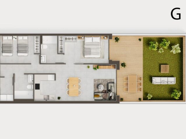apartment in Gran Alacant (Ref: CC0439)
