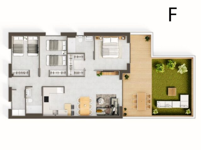 apartment in Gran Alacant (Ref: CC0439)