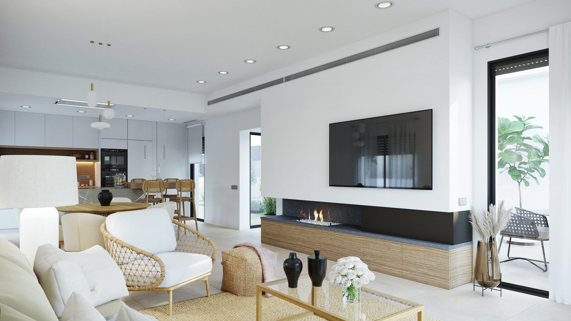 Villa in Altaona Golf Murcia (Ref: AM-MONTEMAR ONE LEVEL)