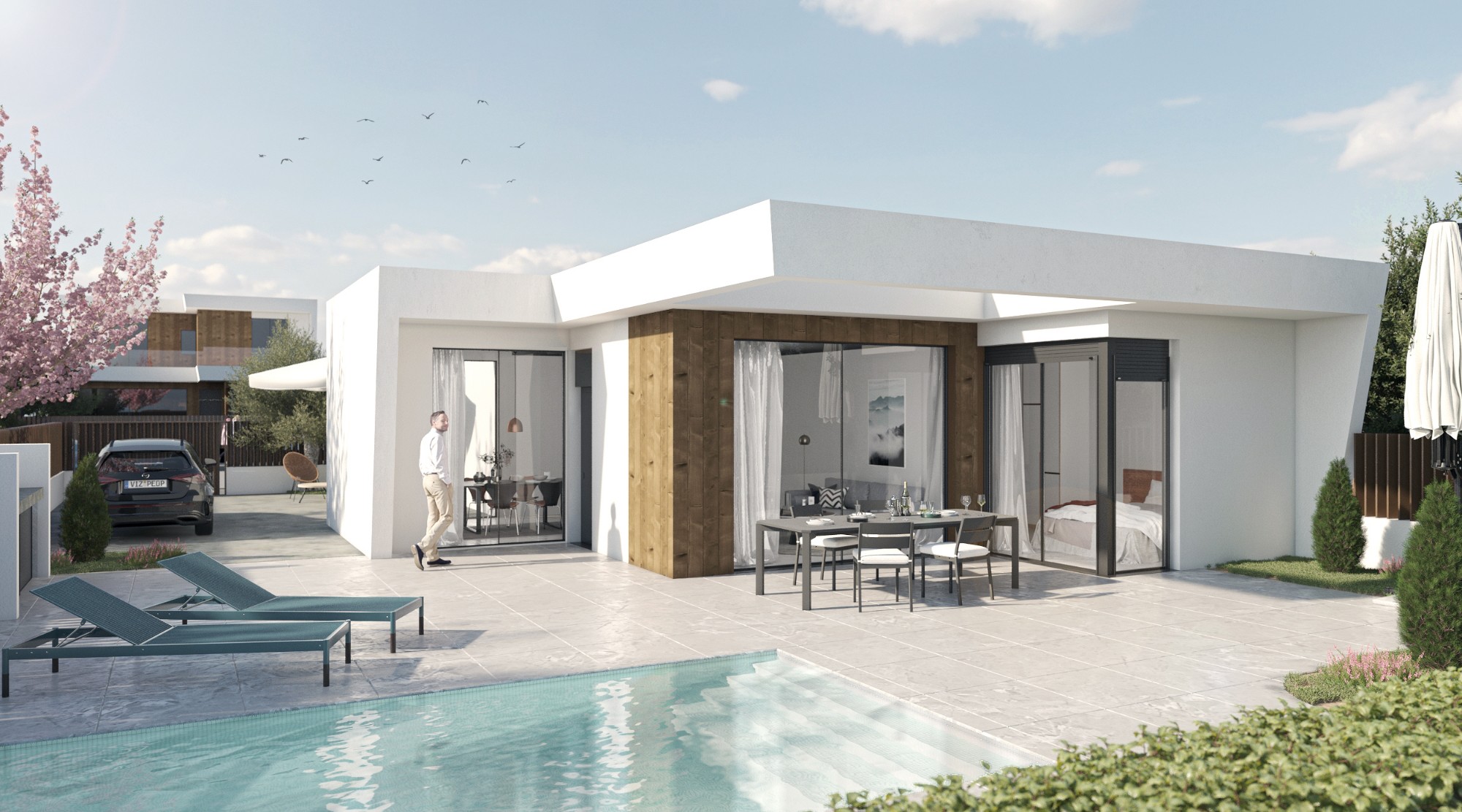 Villa in Altaona Golf Murcia (Ref: AM-MONTEMAR ONE LEVEL)