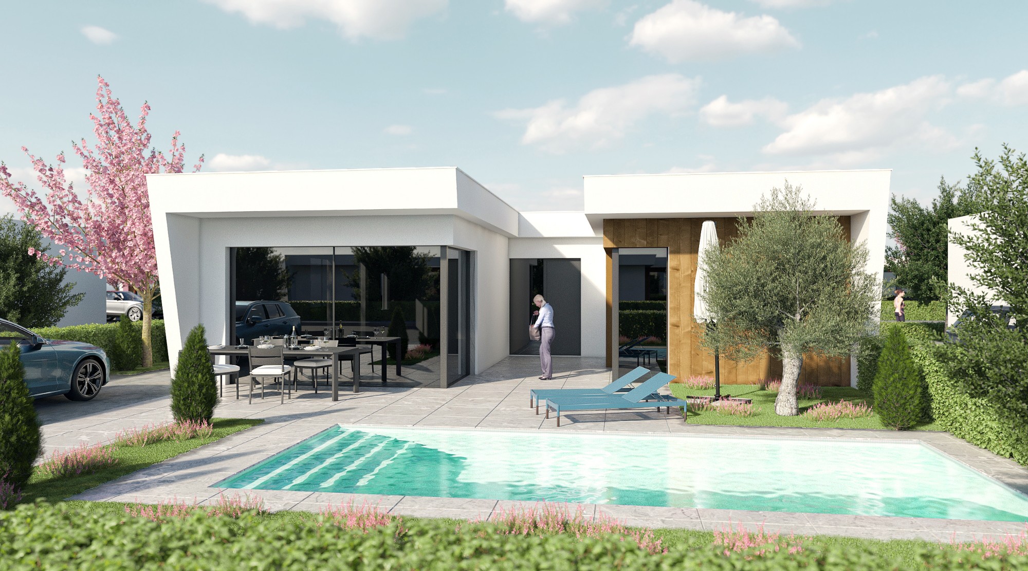 Villa in Altaona Golf Murcia (Ref: AM-MONTEMAR ONE LEVEL)
