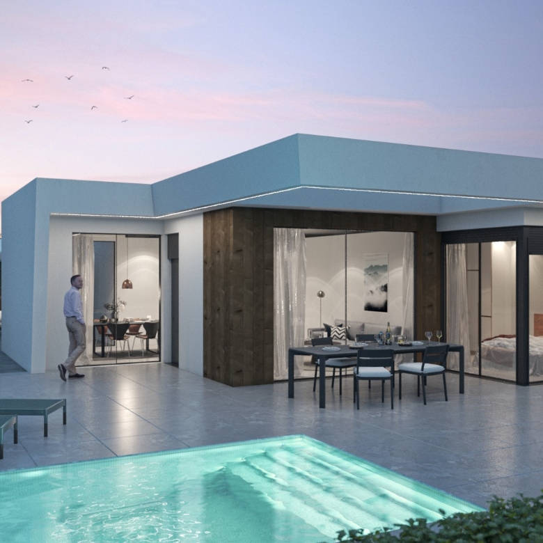 Villa in Altaona Golf Murcia (Ref: AM-MONTEMAR ONE LEVEL)