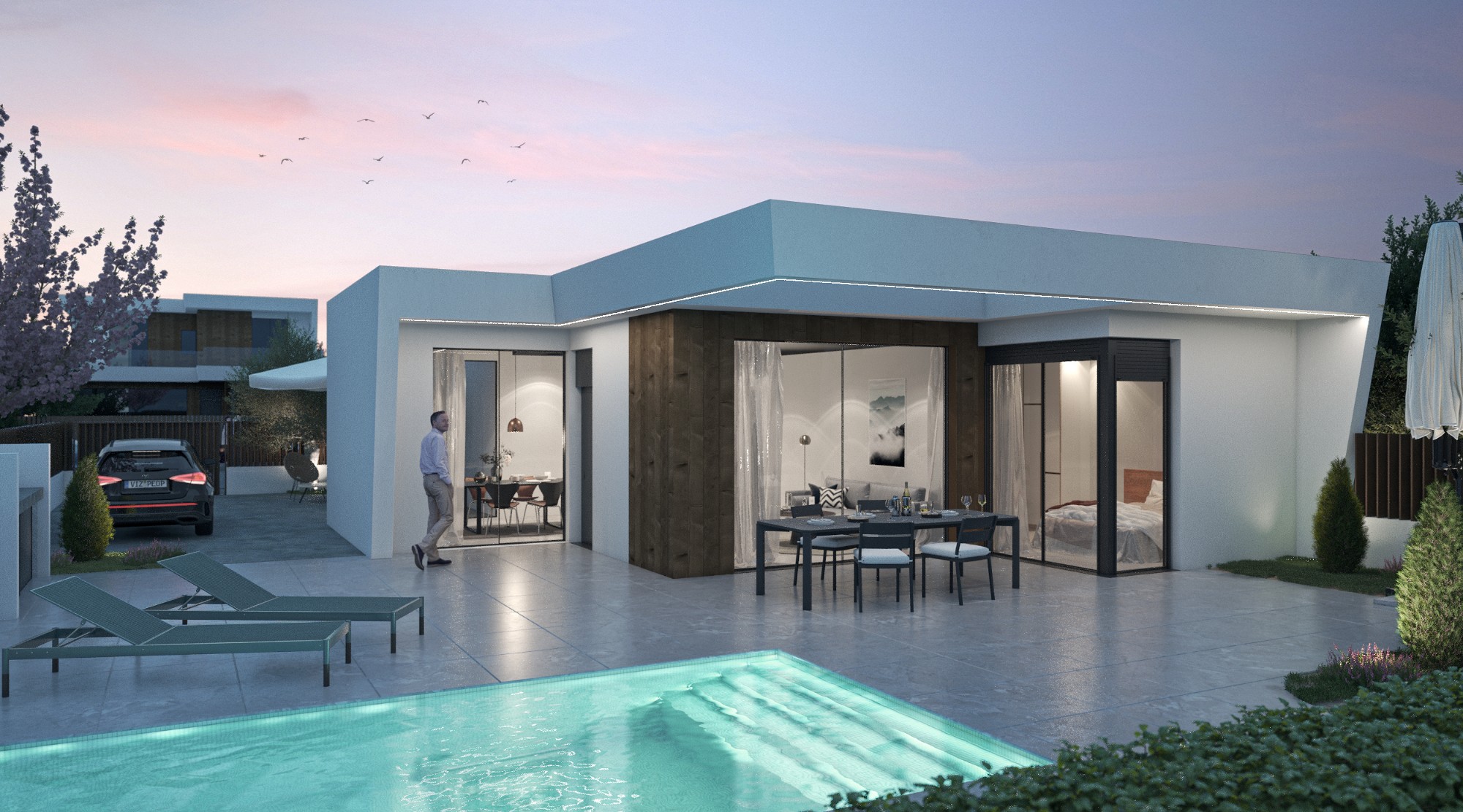 Villa in Altaona Golf Murcia (Ref: AM-MONTEMAR ONE LEVEL)