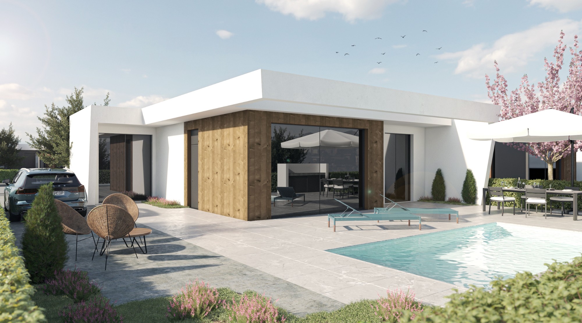 Villa in Altaona Golf Murcia (Ref: AM-MONTEMAR ONE LEVEL)
