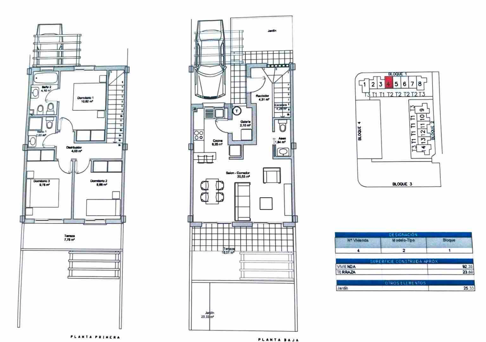 Townhouse in Ciudad Quesada (Ref: DLF134)